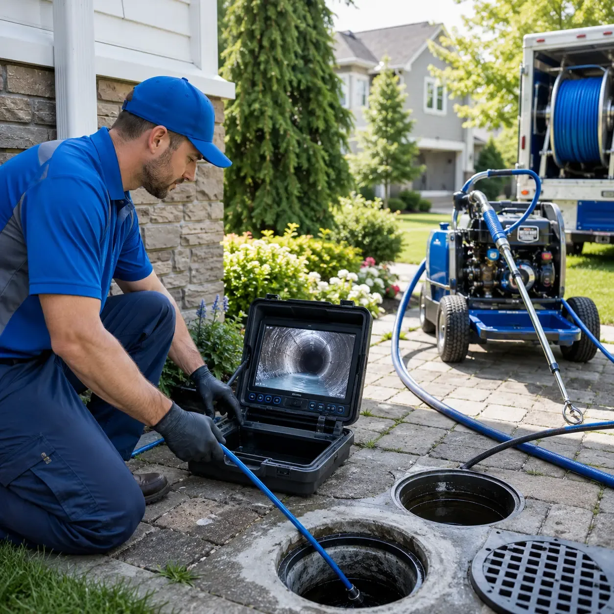 Outdoor drain cleaning professionals serving Piedmont, OH